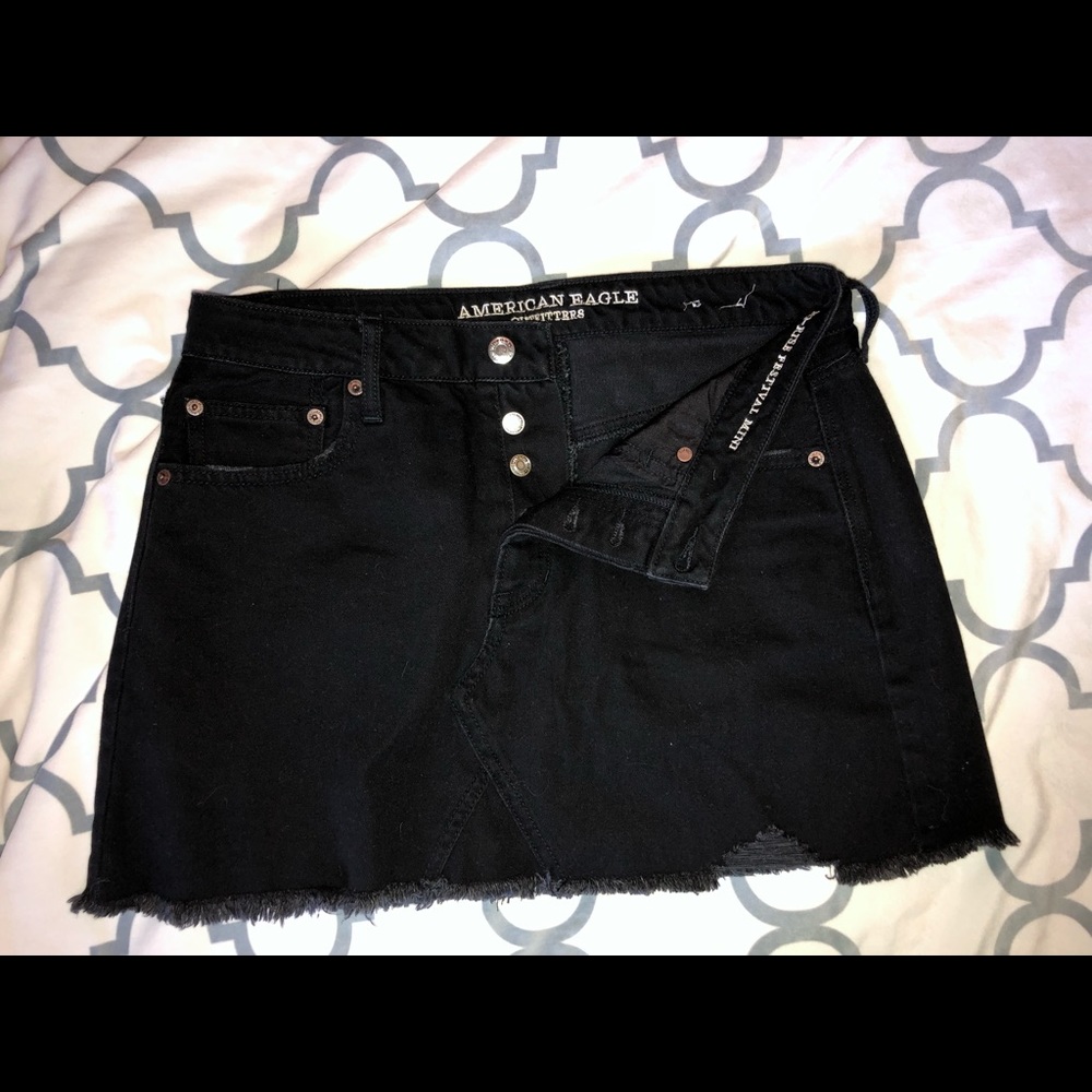 Black American Eagle Skirt